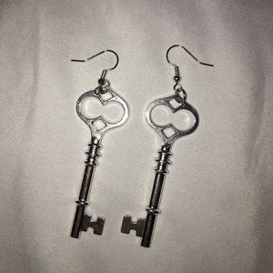 Skeleton Key Earrings
